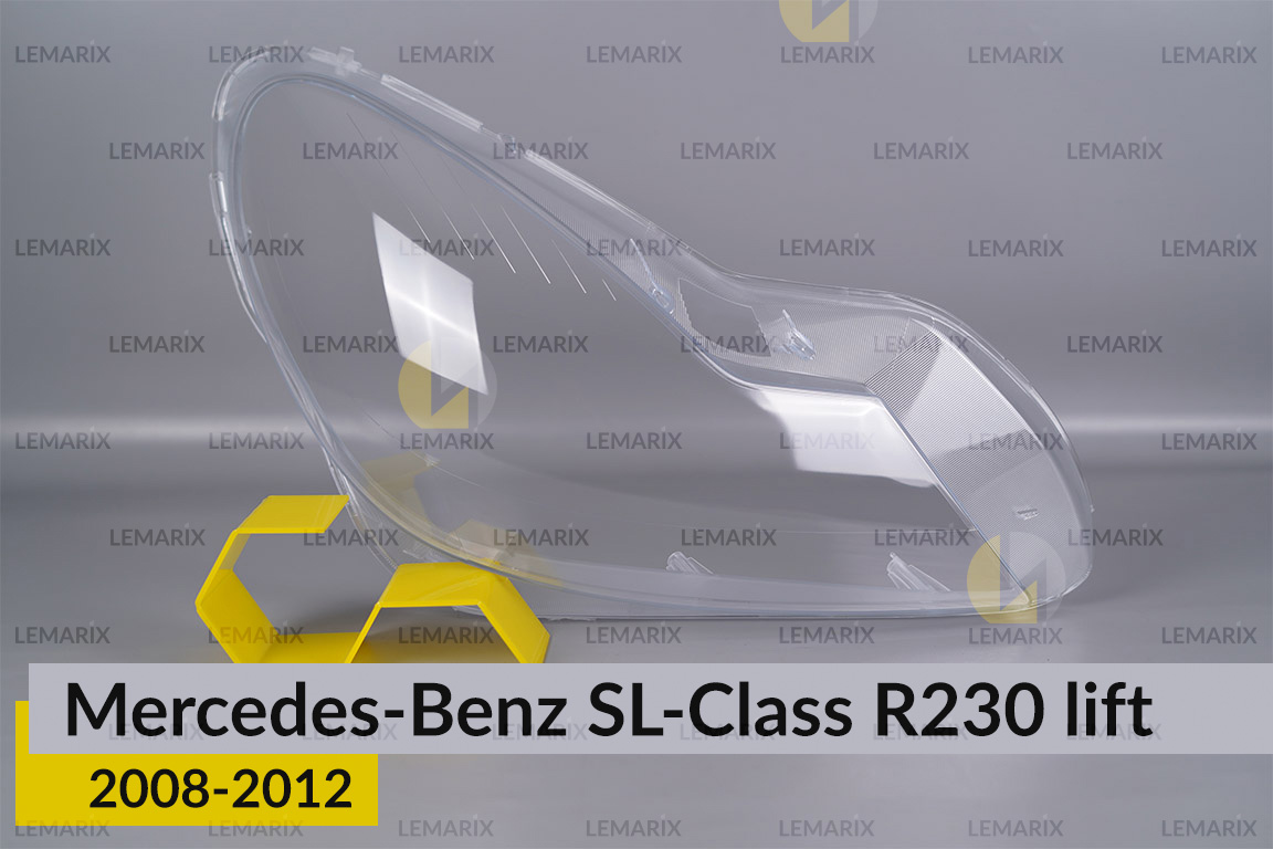 Стекло фары Mercedes-Benz SL-Class R230 (2008-2012) рест правое