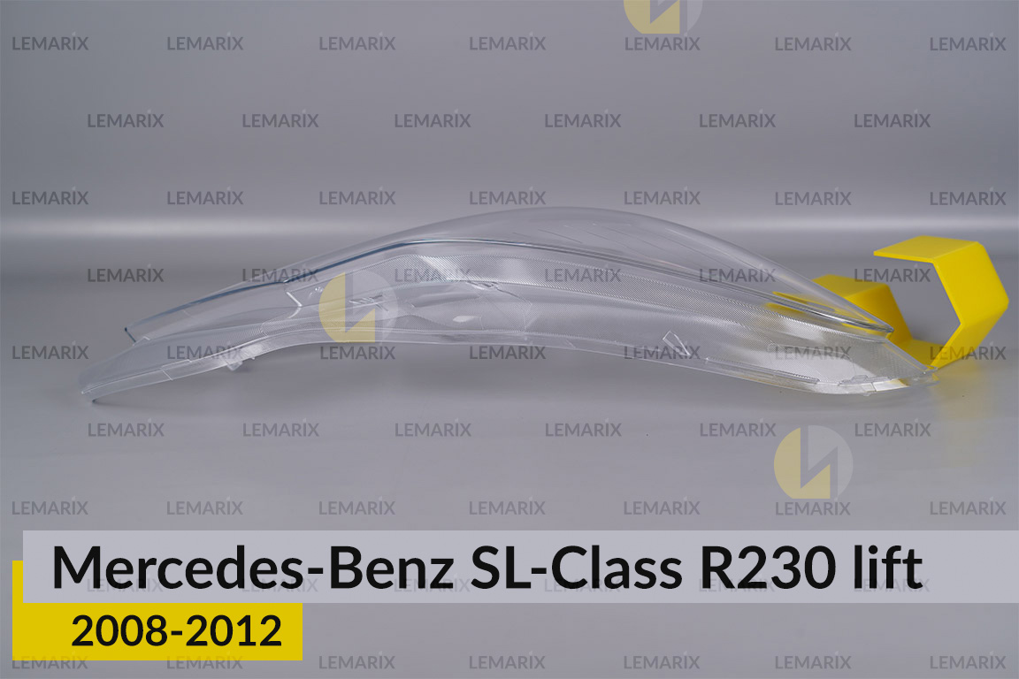 Скло фари Mercedes-Benz SL-Class R230 (2008-2012) рест праве