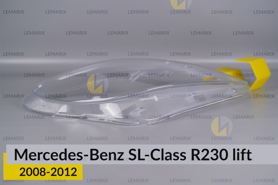 Скло фари Mercedes-Benz SL-Class R230 (2008-2012) рест праве