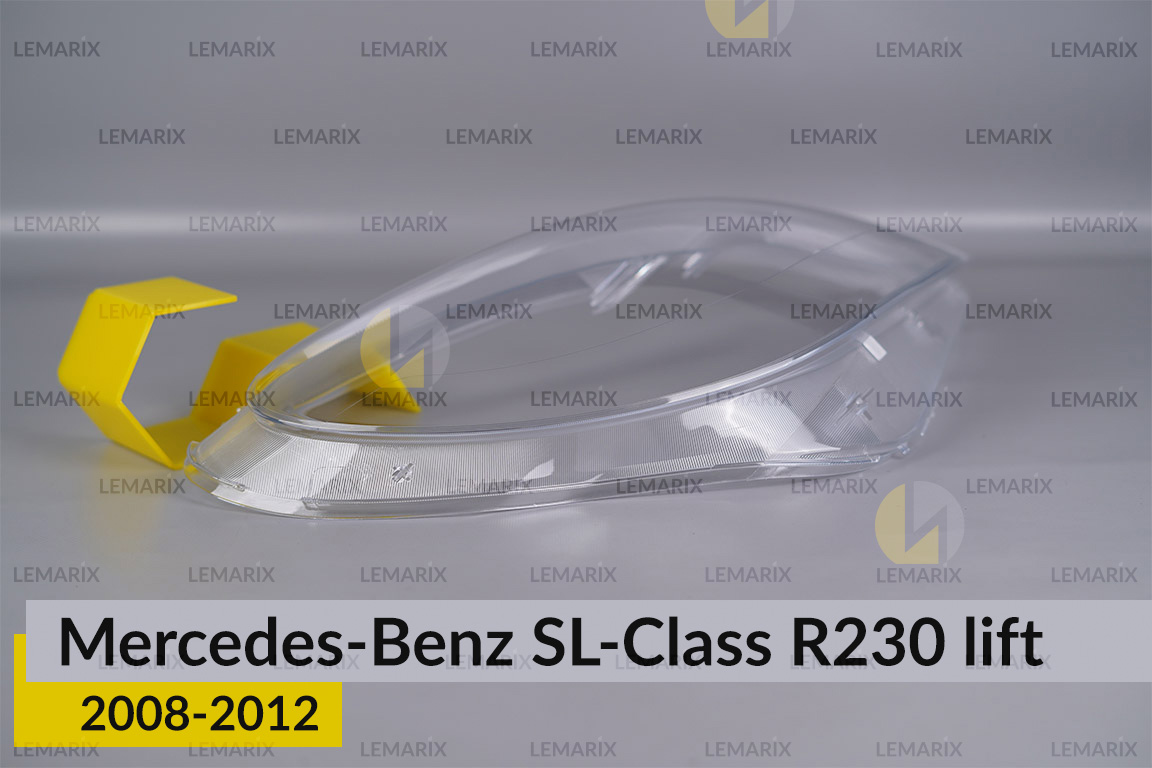 Скло фари Mercedes-Benz SL-Class R230 (2008-2012) рест праве