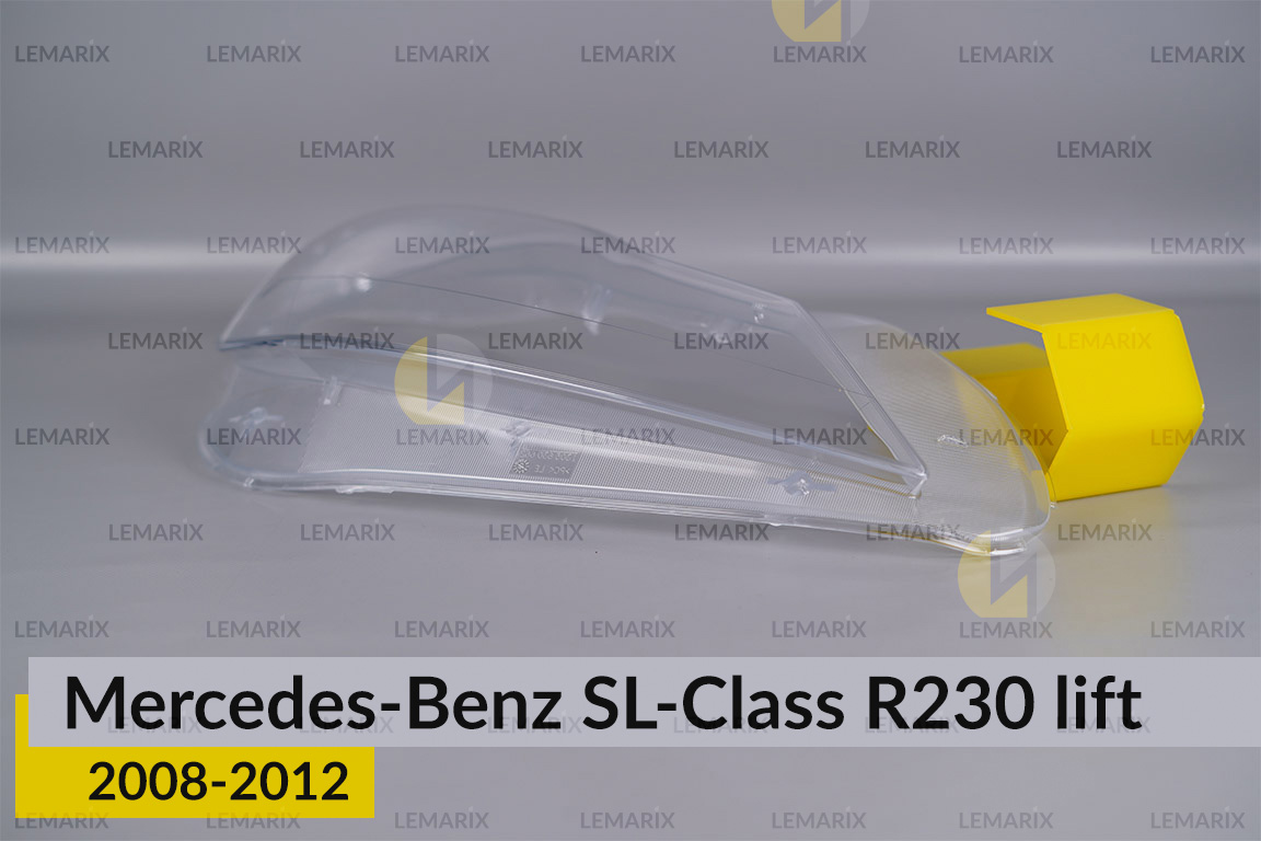Скло фари Mercedes-Benz SL-Class R230 (2008-2012) рест праве