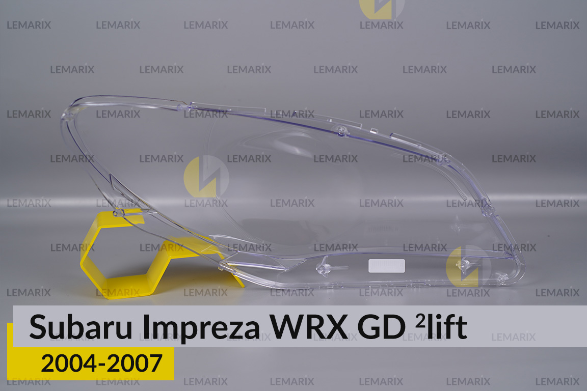 Скло фари Subaru Impreza WRX GD (2004-2007) 2 рест ліве