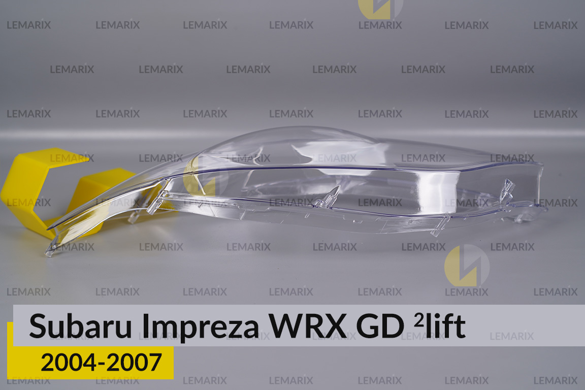 Скло фари Subaru Impreza WRX GD (2004-2007) 2 рест ліве