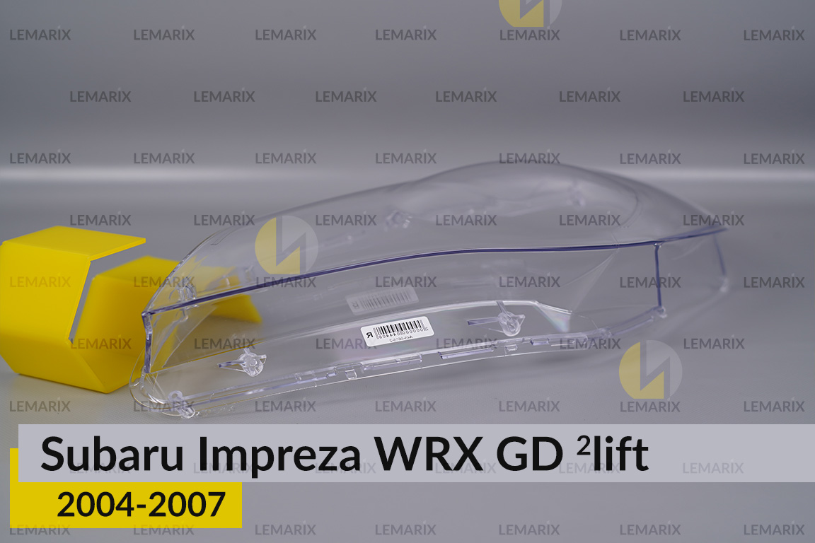 Скло фари Subaru Impreza WRX GD (2004-2007) 2 рест ліве