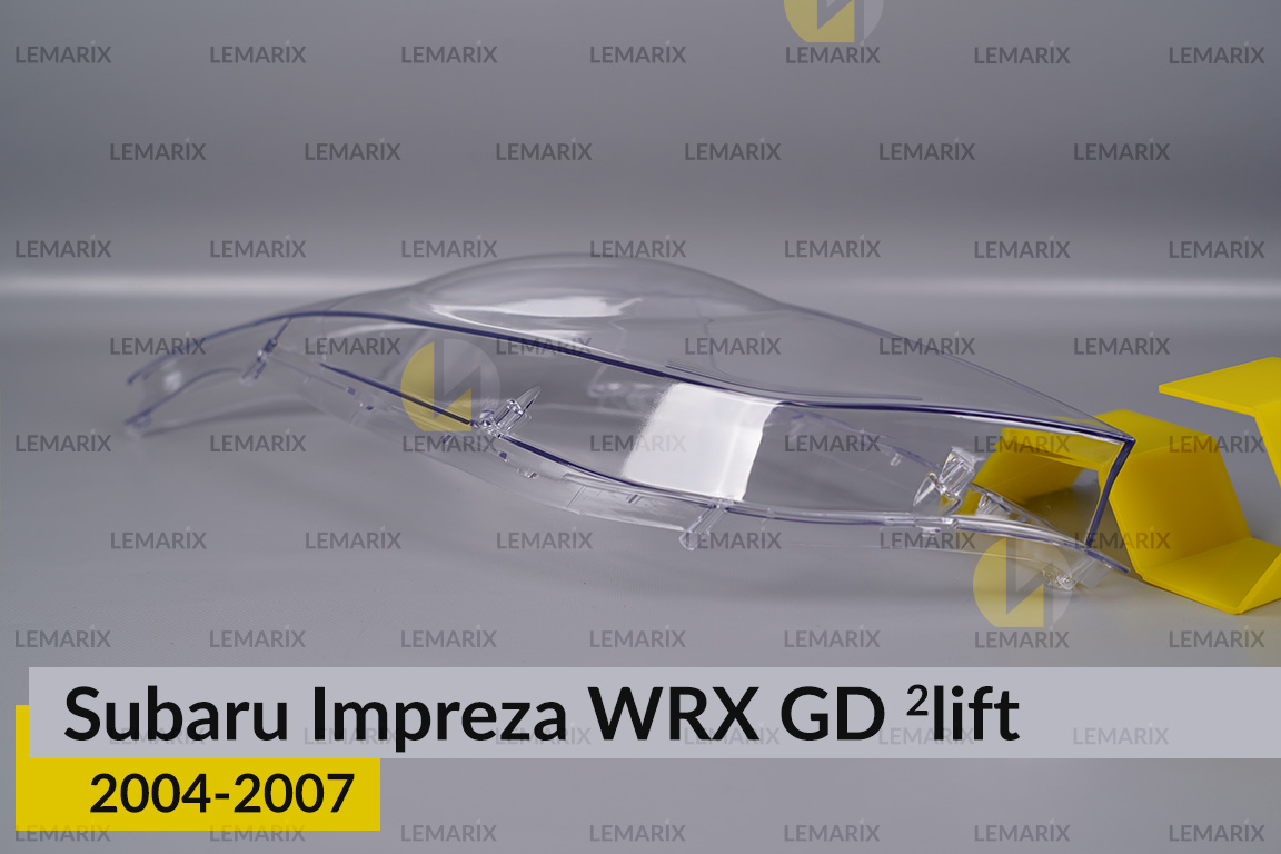 Скло фари Subaru Impreza WRX GD (2004-2007) 2 рест ліве