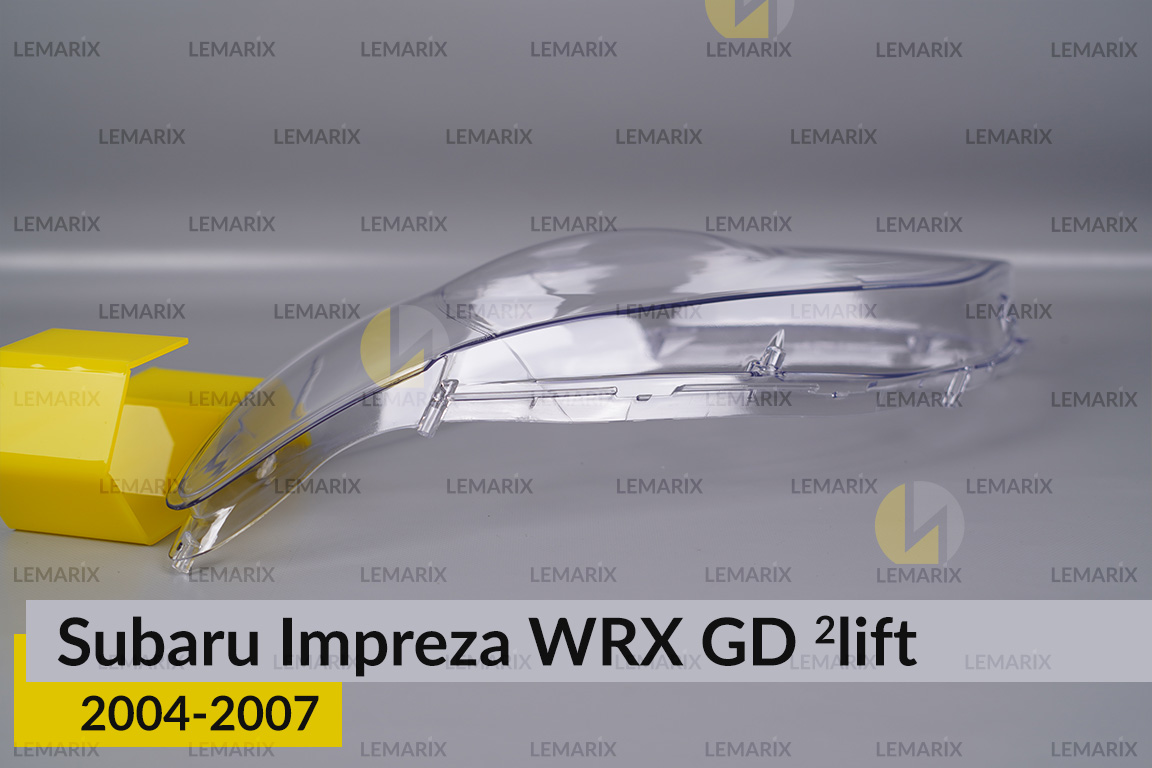 Скло фари Subaru Impreza WRX GD (2004-2007) 2 рест ліве