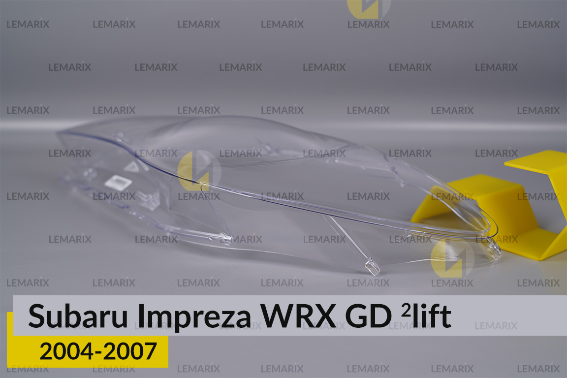 Скло фари Subaru Impreza WRX GD (2004-2007) 2 рест ліве