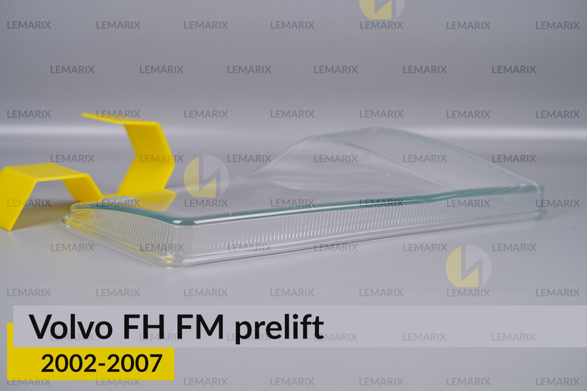 Стекло фары Volvo FH FM (2002-2007) дорест левое