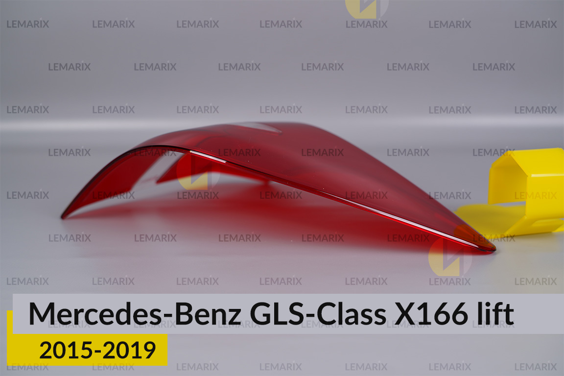 Скло заднього ліхтаря зовнішнє в крилі Mercedes-Benz GLS-Class X166 (2015-2019) рест праве