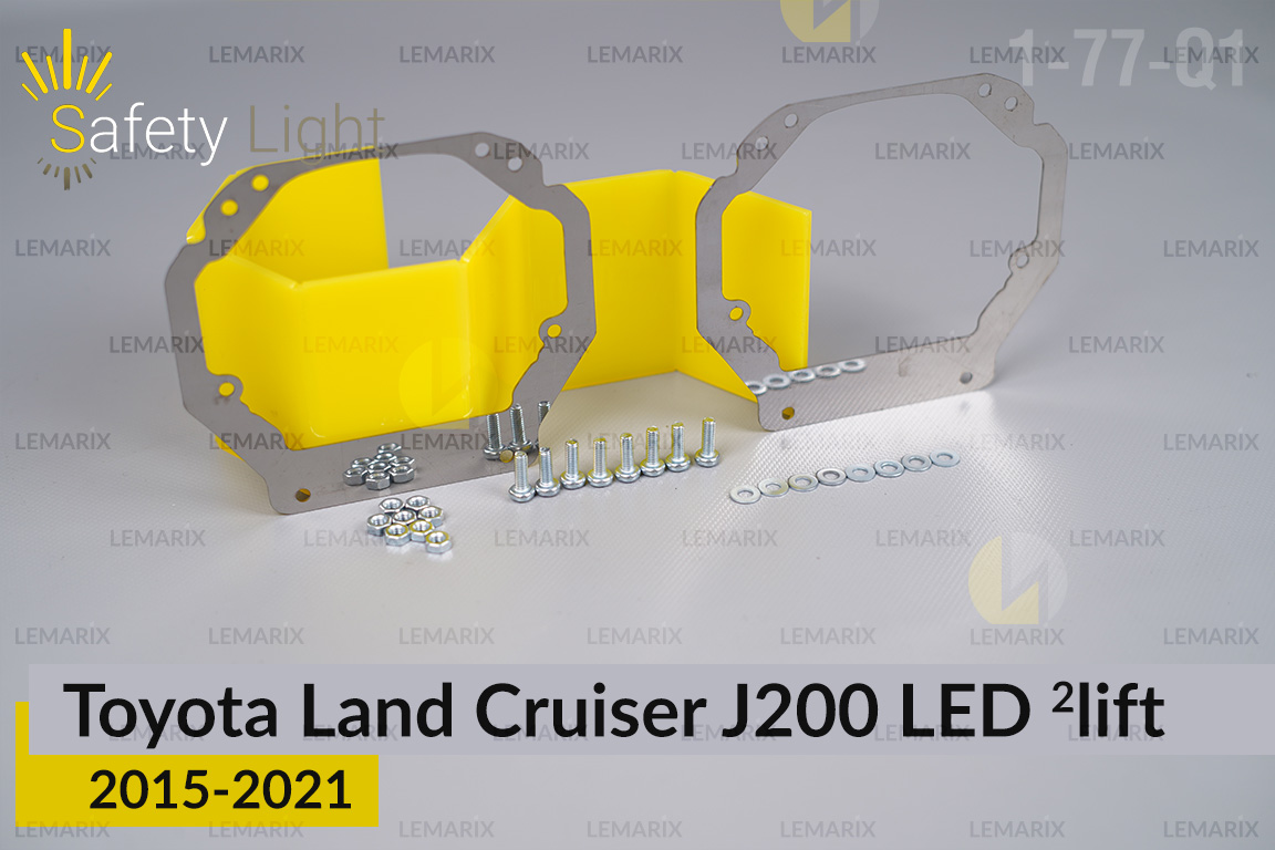 Перехідна рамка-обманка для Toyota Land Cruiser J200 LED (2015-2021) 2 рест