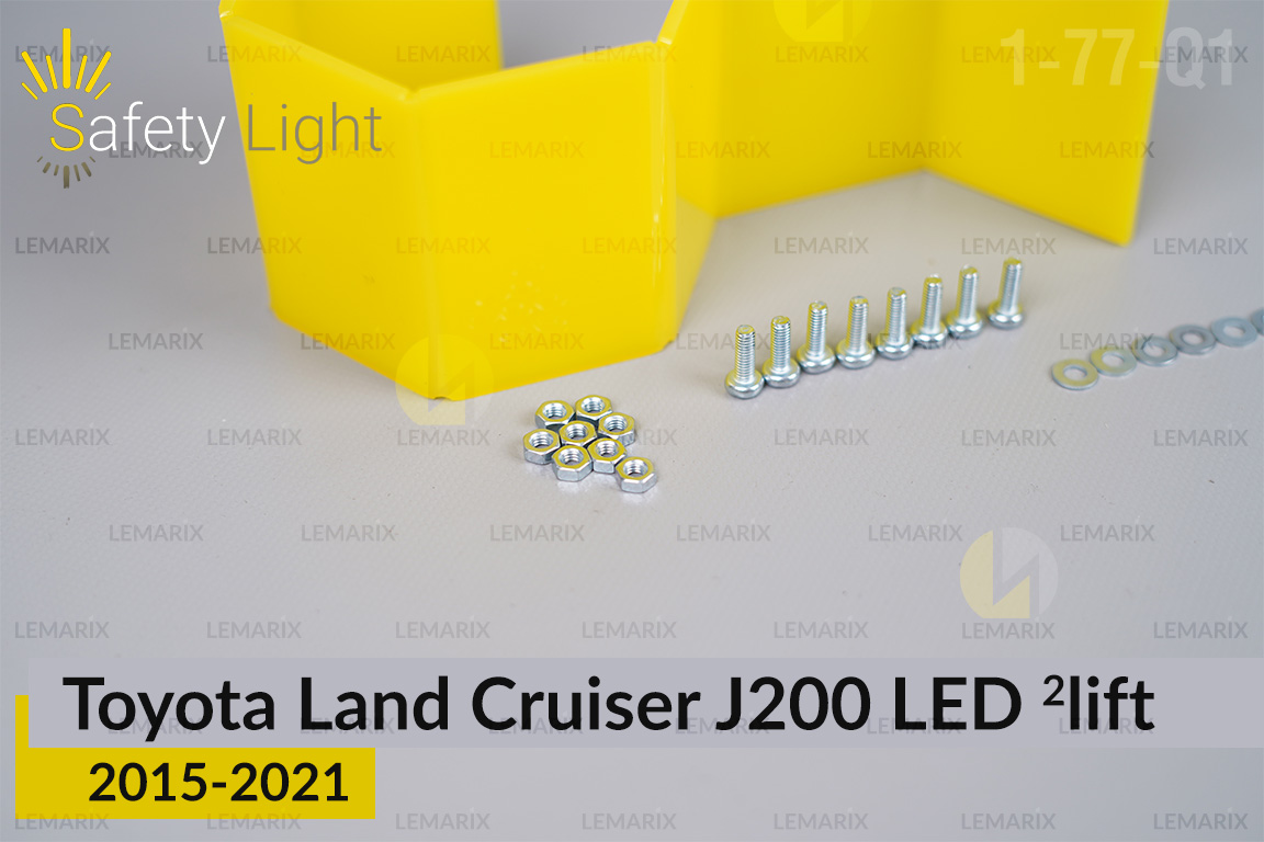 Перехідна рамка-обманка для Toyota Land Cruiser J200 LED (2015-2021) 2 рест