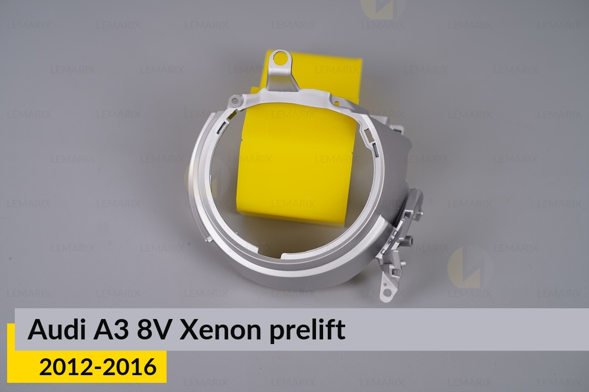 Хромована маска лінзи Audi A3 8V Xenon (2012-2016) дорест ліва