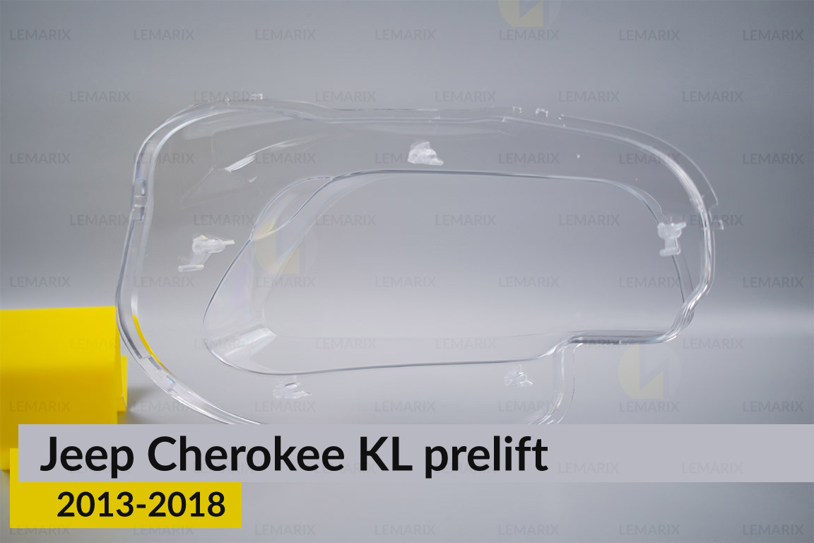 Стекло фары Jeep Cherokee KL (2013-2018) дорест левое