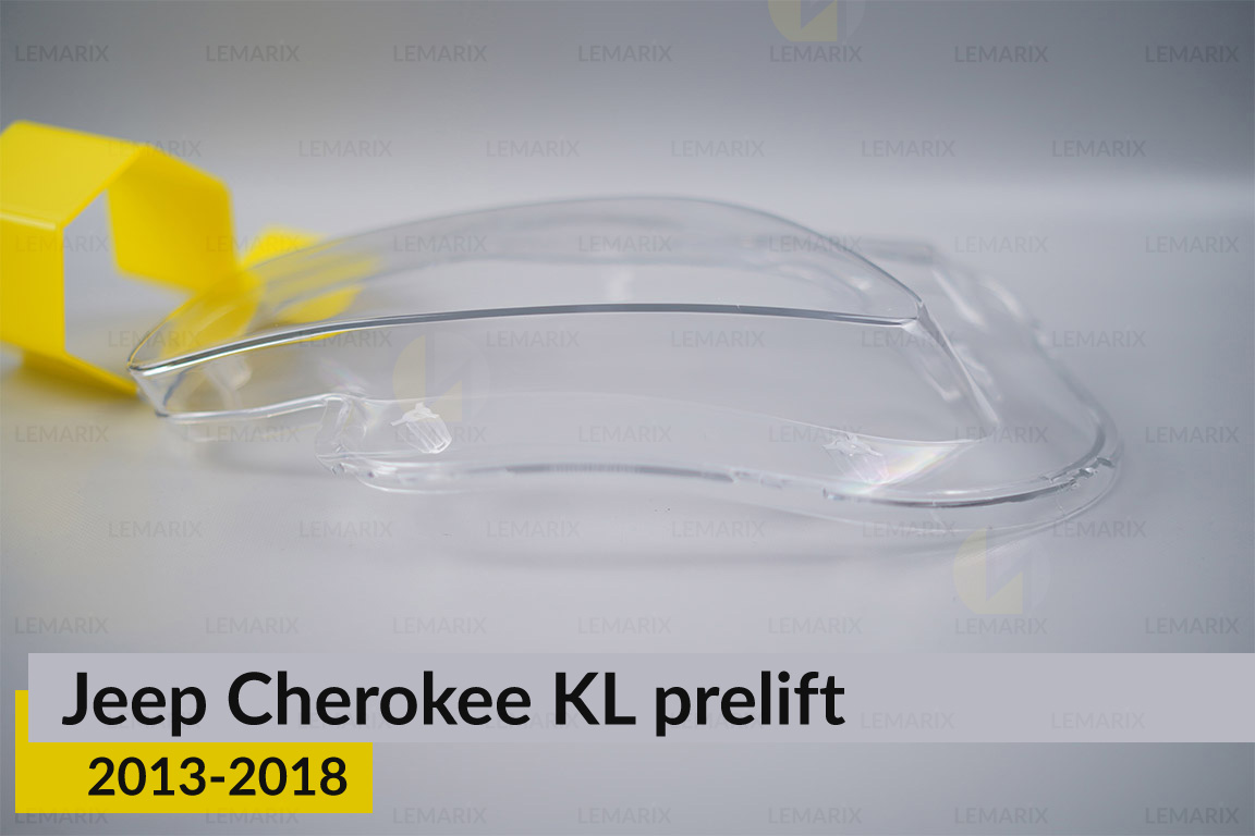 Стекло фары Jeep Cherokee KL (2013-2018) дорест левое