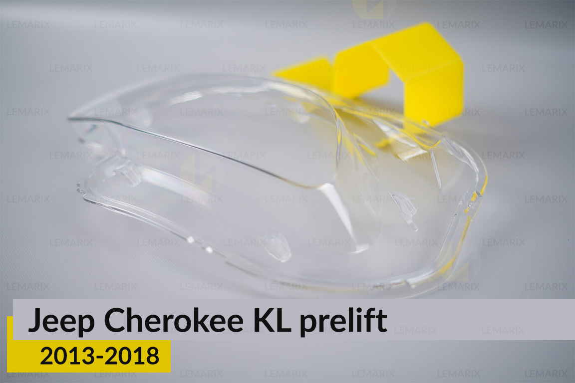 Стекло фары Jeep Cherokee KL (2013-2018) дорест левое