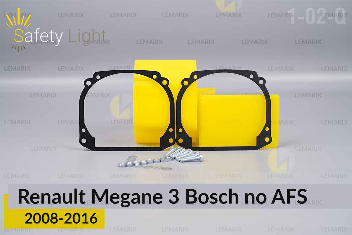 Переходная рамка для Renault Megane 3 Bosch no AFS (2008-2016)