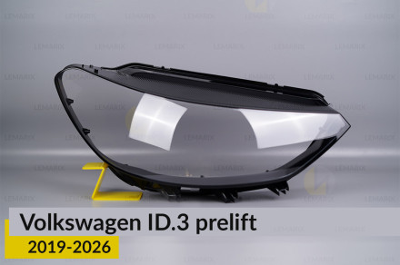 Скло фари VW Volkswagen ID.3 (2019-2026) дорест праве