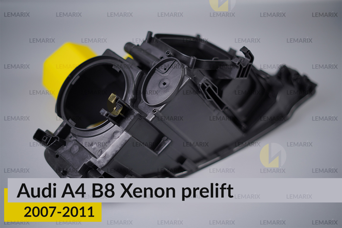 Корпус фари Audi A4 B8 Xenon (2007-2011) дорест лівий