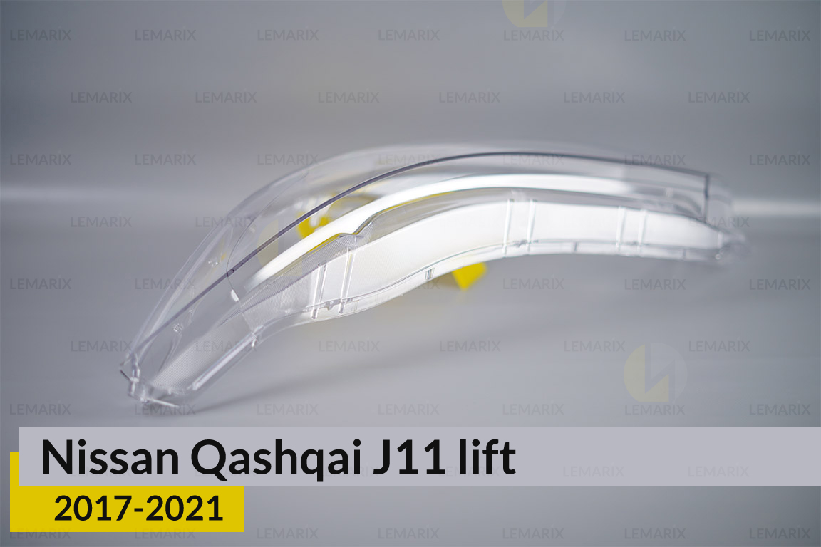 Скло фари Nissan Qashqai J11 (2017-2021) рест ліве