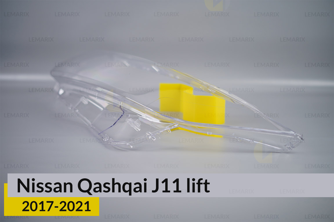 Скло фари Nissan Qashqai J11 (2017-2021) рест ліве