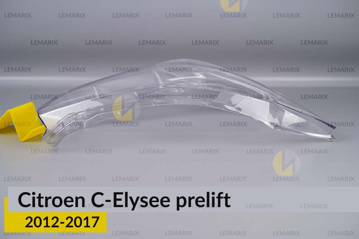 Скло фари Citroen C-Elysee (2012-2017) дорест праве