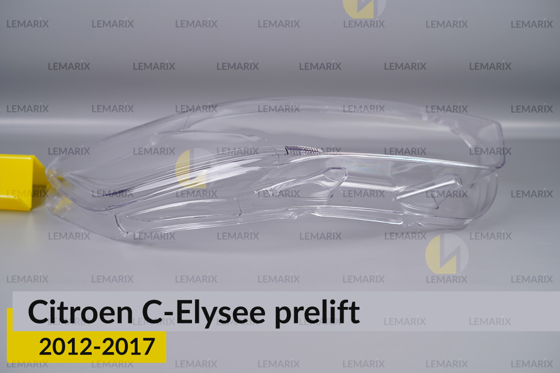 Скло фари Citroen C-Elysee (2012-2017) дорест праве