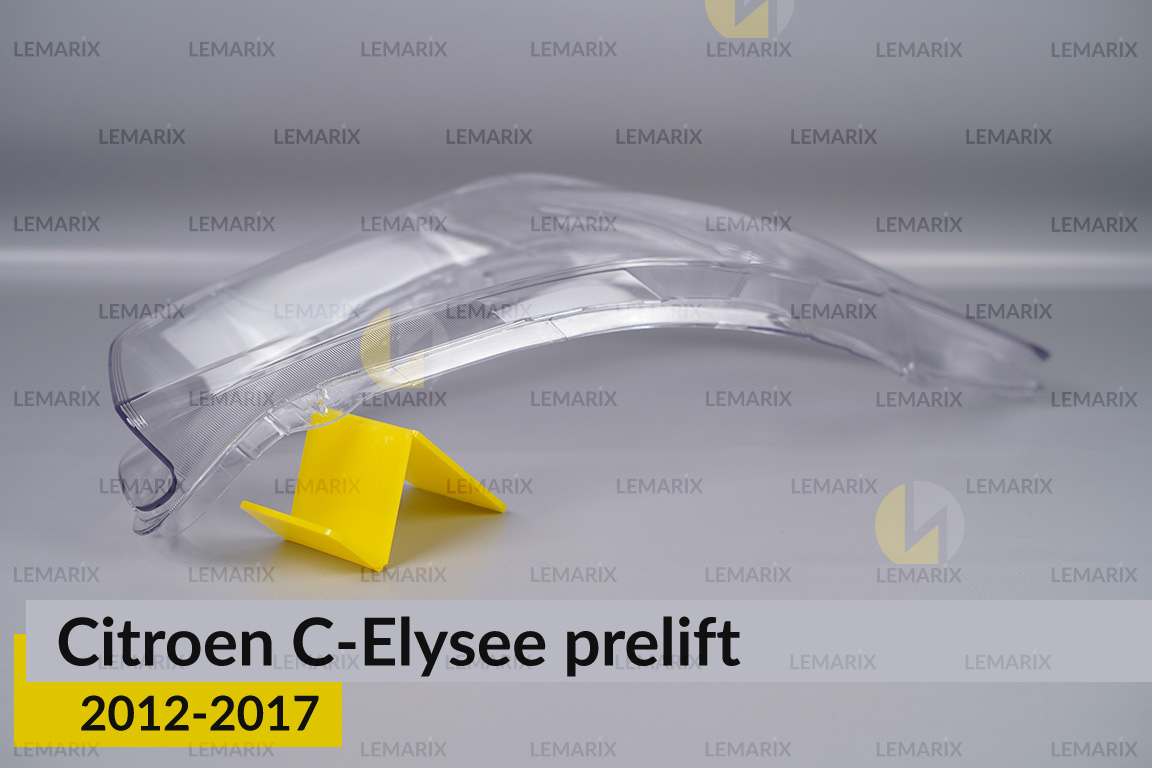 Скло фари Citroen C-Elysee (2012-2017) дорест праве