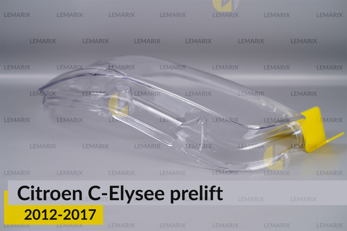 Скло фари Citroen C-Elysee (2012-2017) дорест праве