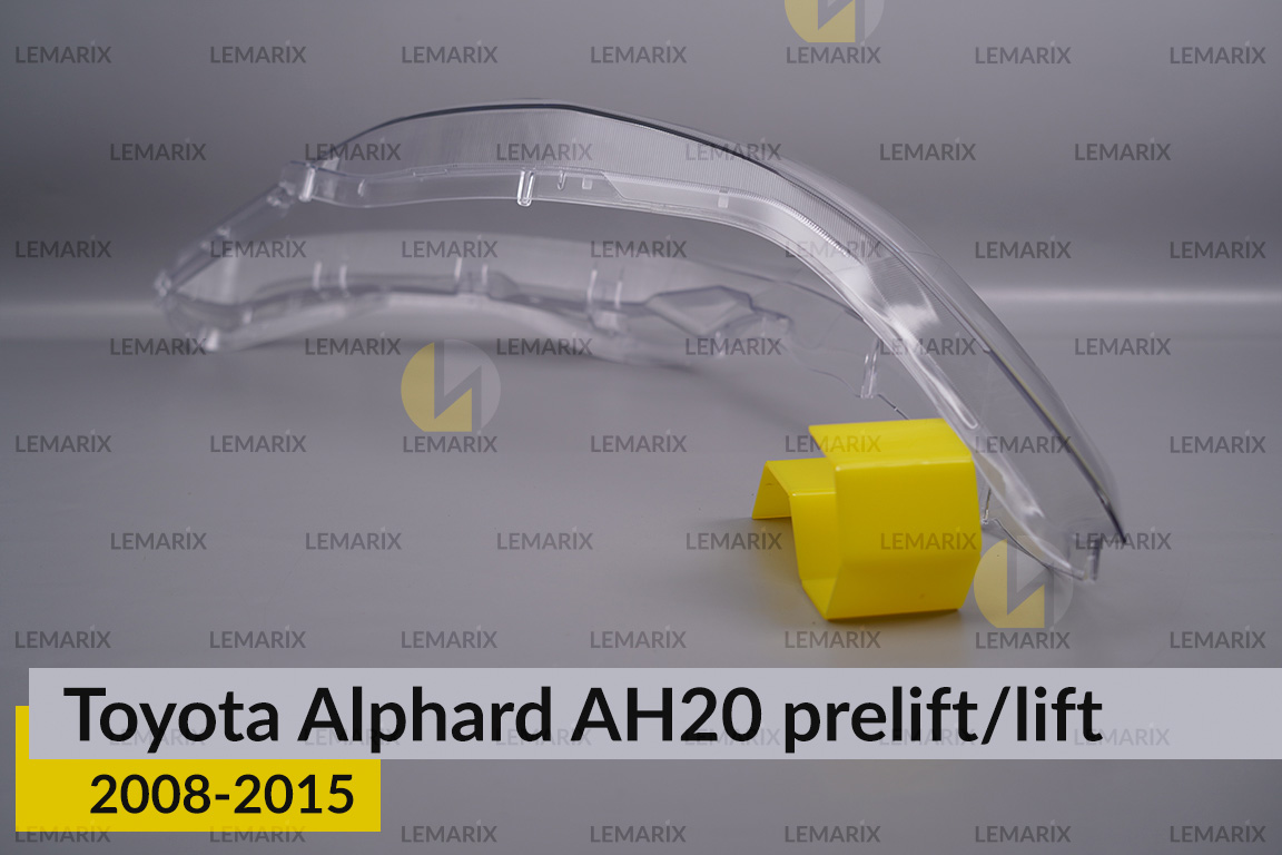 Скло фари Toyota Alphard AH20 (2008-2015) рест/дорест праве