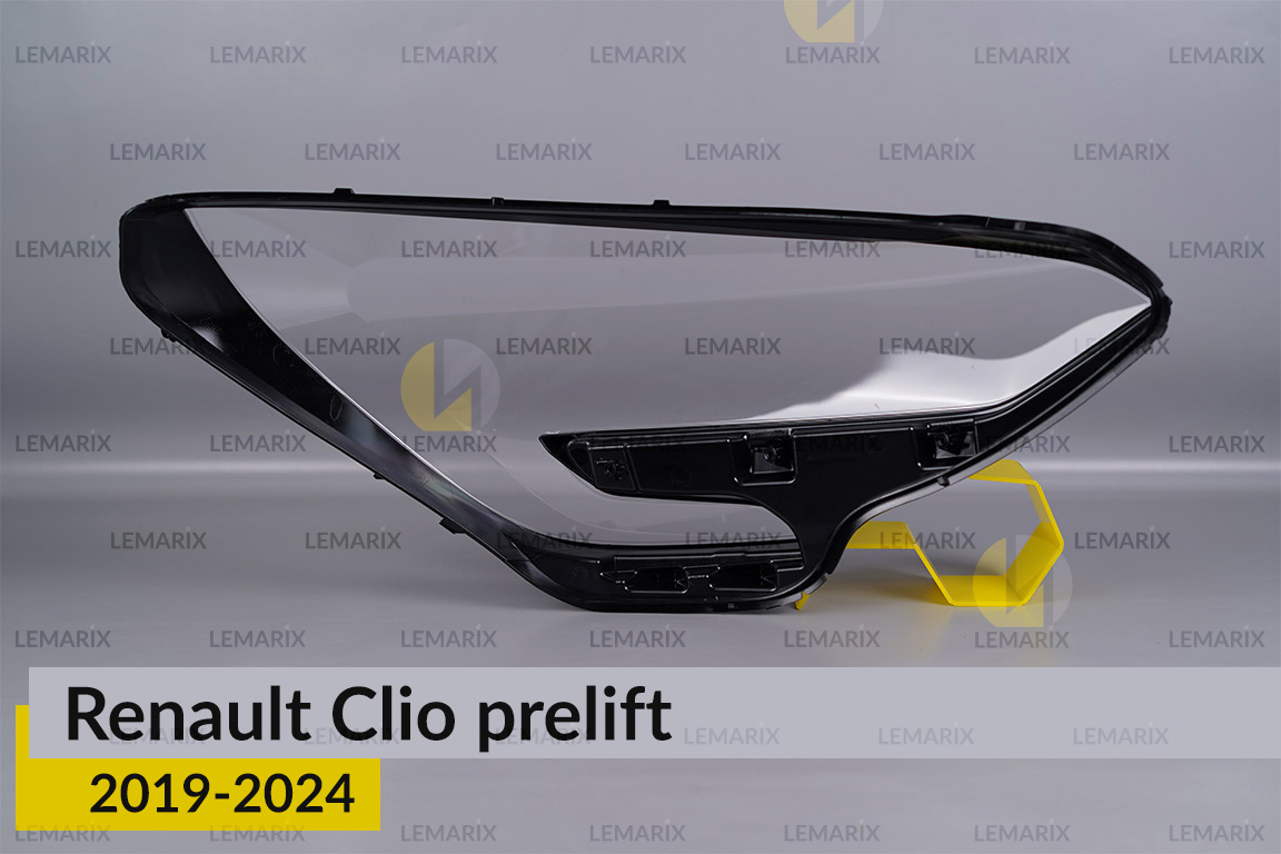 Стекло фары Renault Clio (2019-2024) дорест левое