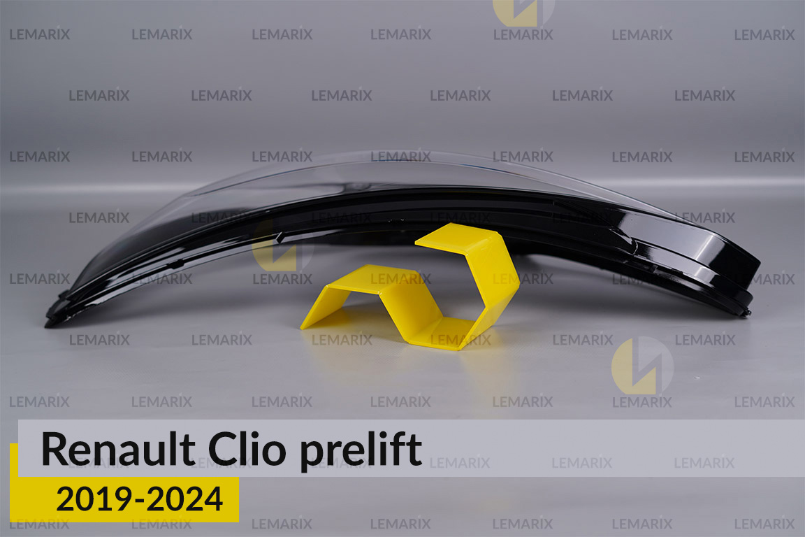 Стекло фары Renault Clio (2019-2024) дорест левое