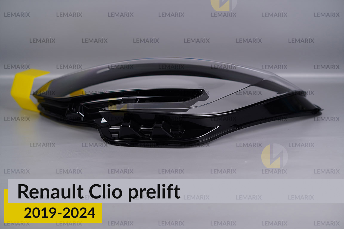 Стекло фары Renault Clio (2019-2024) дорест левое