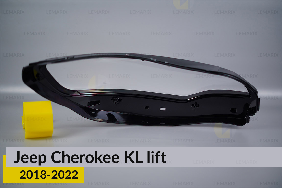 Стекло фары Jeep Cherokee KL (2018-2022) рест левое