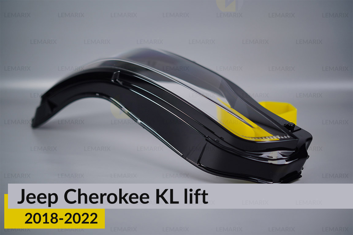 Стекло фары Jeep Cherokee KL (2018-2022) рест левое