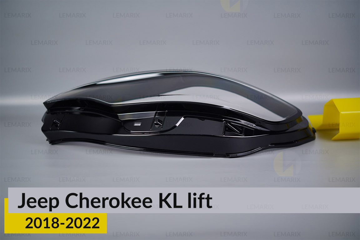 Стекло фары Jeep Cherokee KL (2018-2022) рест левое