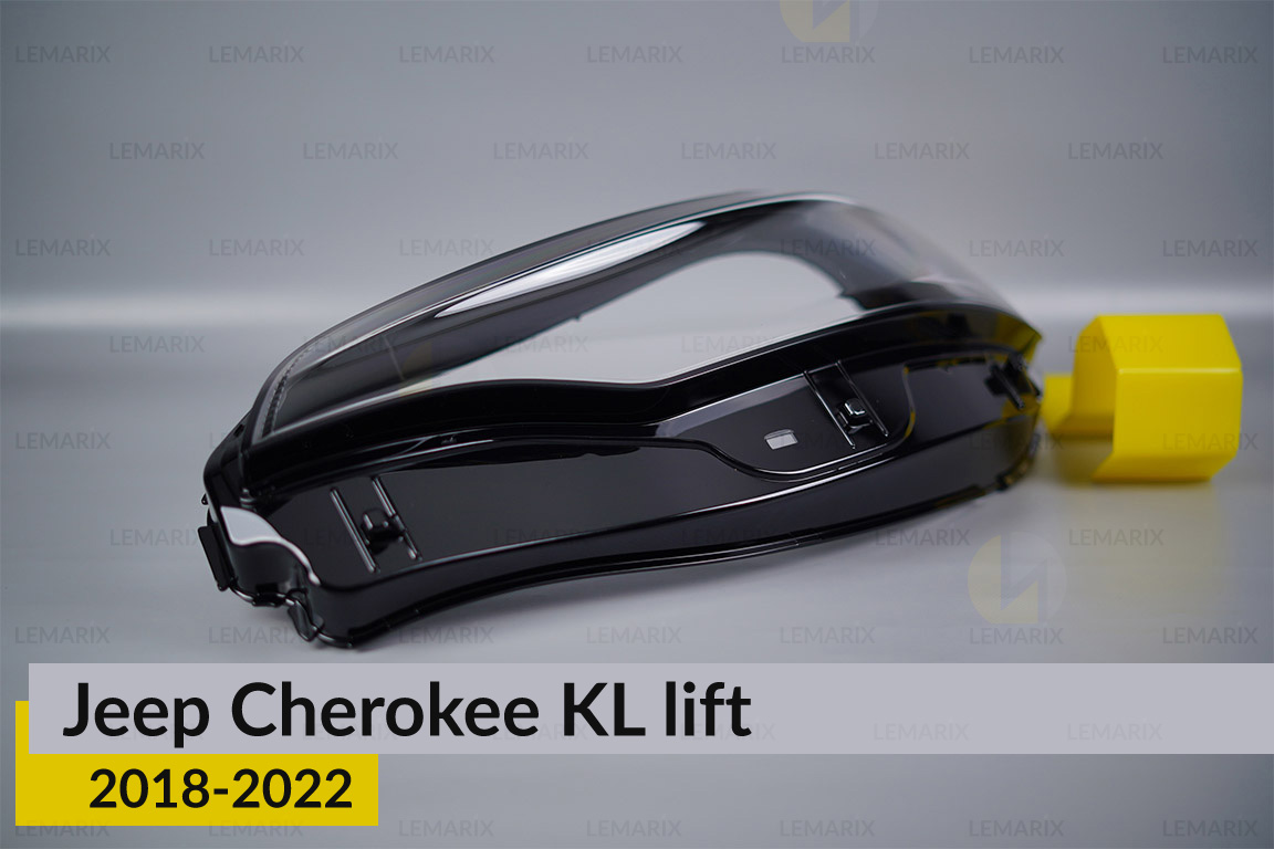 Стекло фары Jeep Cherokee KL (2018-2022) рест левое