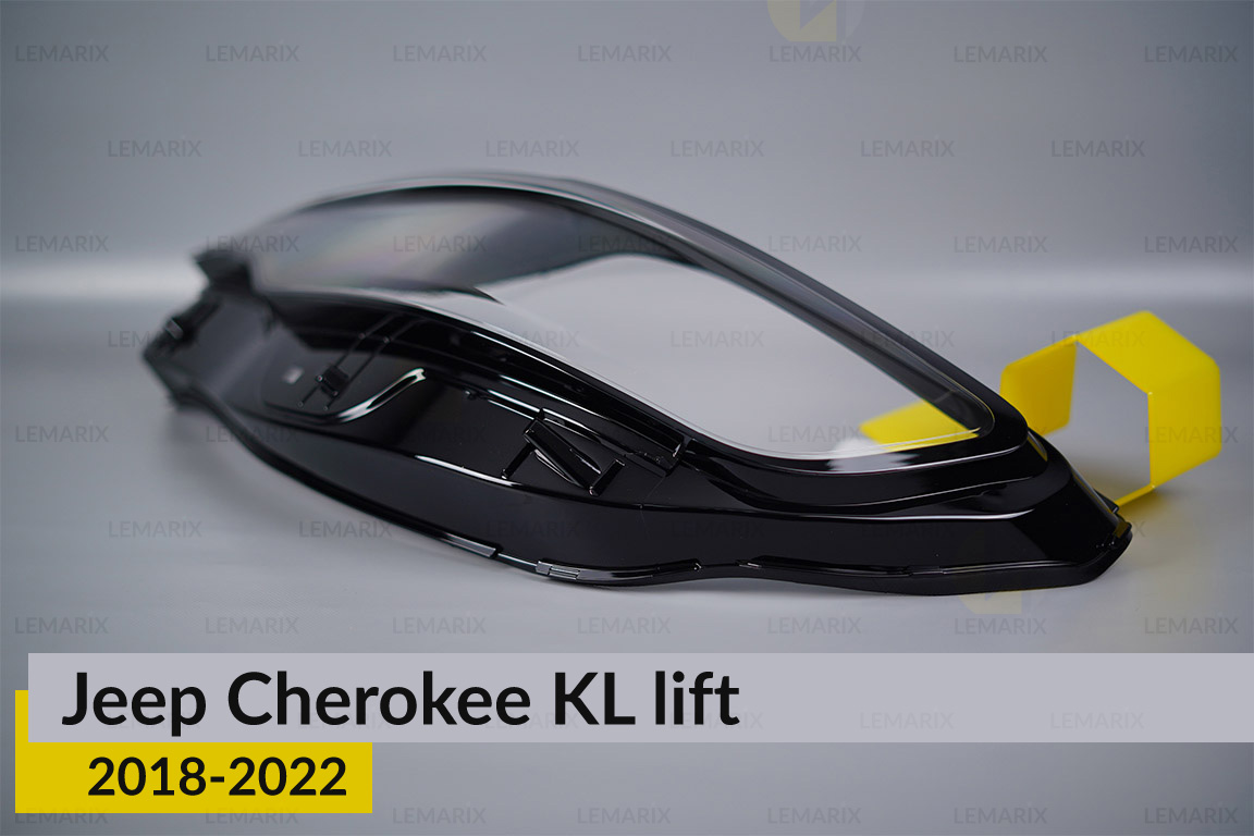 Стекло фары Jeep Cherokee KL (2018-2022) рест левое