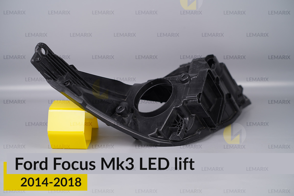 Корпус фары Ford Focus Mk3 LED (2014-2018) рест левый
