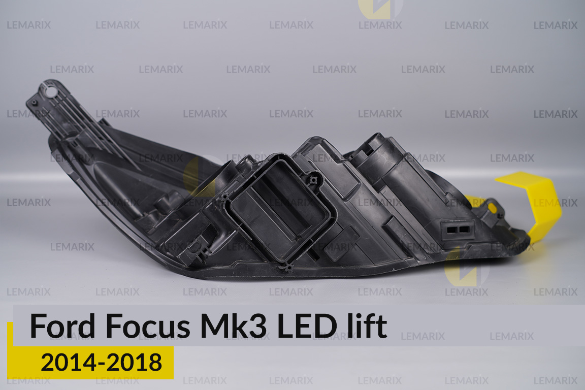 Корпус фары Ford Focus Mk3 LED (2014-2018) рест левый