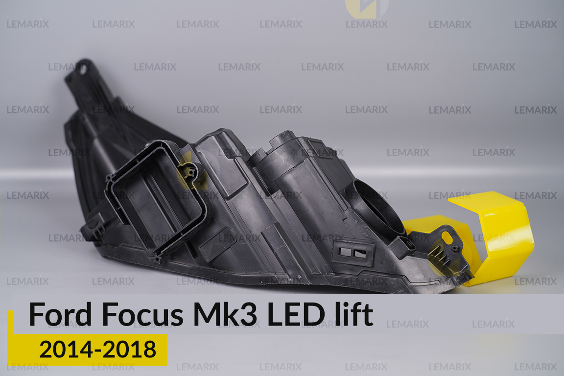 Корпус фары Ford Focus Mk3 LED (2014-2018) рест левый