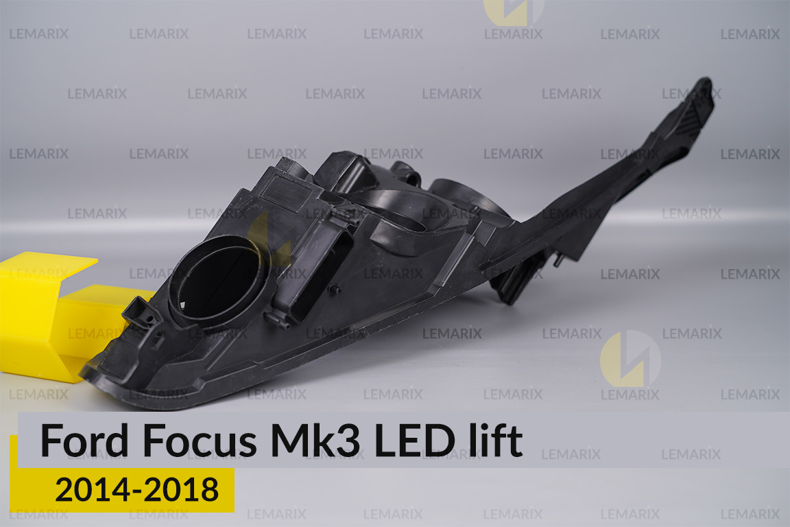 Корпус фары Ford Focus Mk3 LED (2014-2018) рест левый