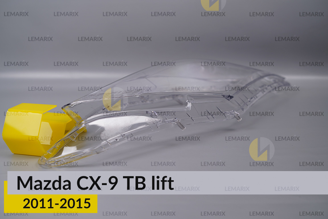 Стекло фары Mazda CX-9 TB (2011-2015) рест правое