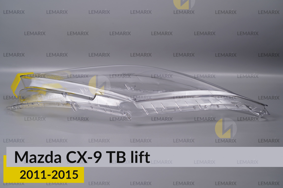 Стекло фары Mazda CX-9 TB (2011-2015) рест правое