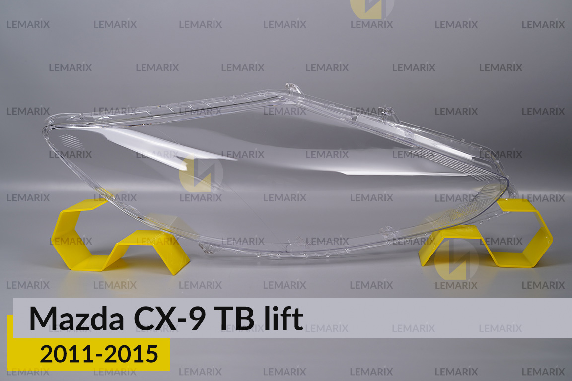 Стекло фары Mazda CX-9 TB (2011-2015) рест правое