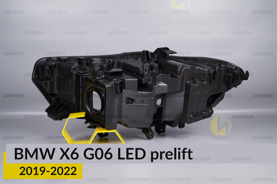 Корпус фари BMW X6 G06 LED (2019-2023) дорест правий