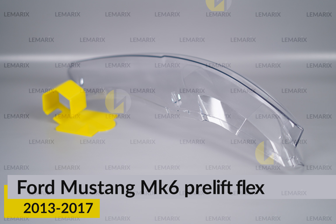 Скло фари Ford Mustang Mk6 (2013-2017) виступ дорест праве
