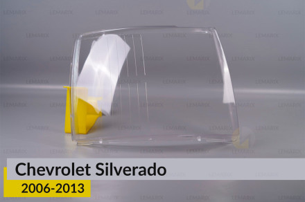 Стекло фары Chevrolet Silverado (2006-2013) правое