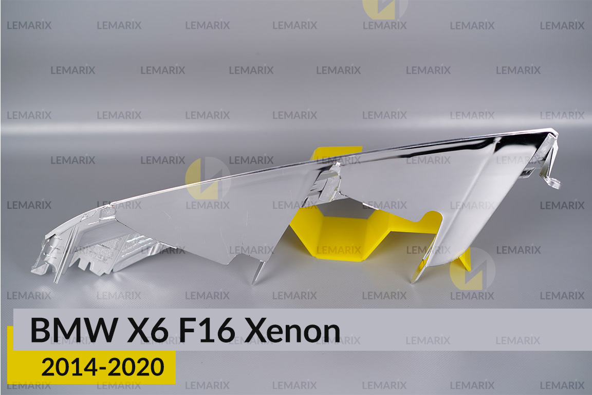 Хромована декоративна маска під світловод BMW X6 F16 Xenon (2014-2020) права