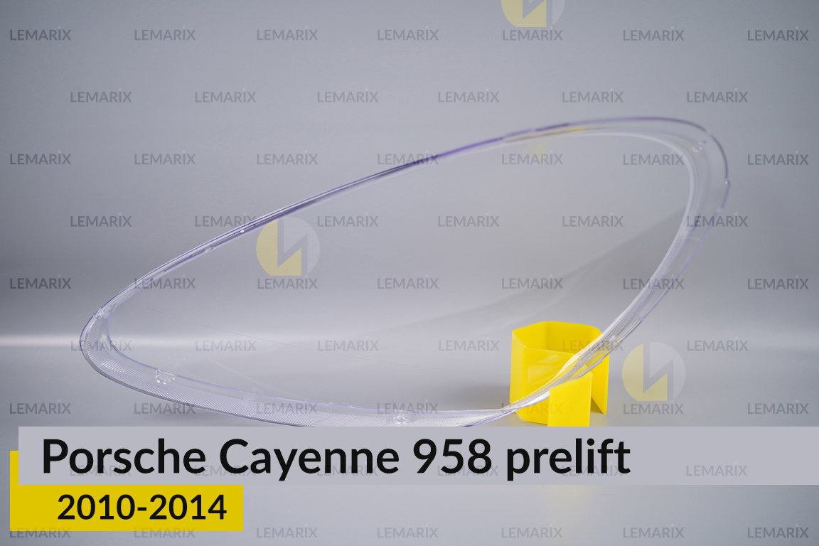 Скло фари Porsche Cayenne 958 (2010-2014) дорест праве