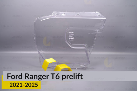 Скло фари Ford Ranger T6 (2021-2026) праве